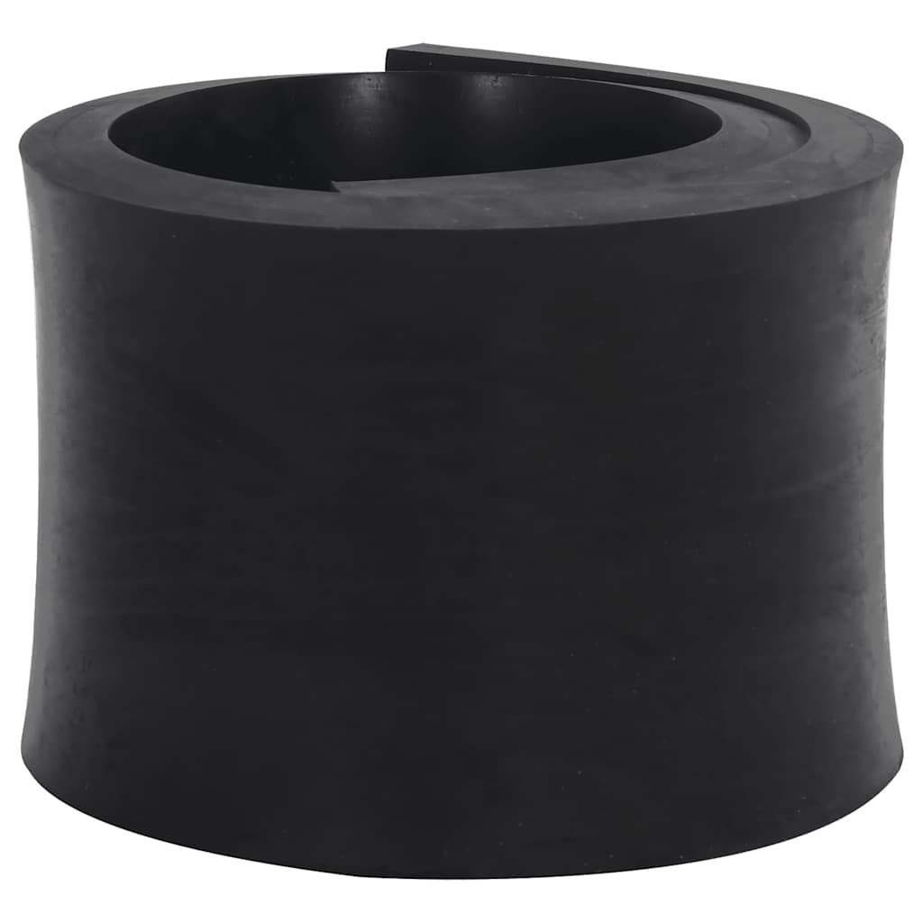 vidaXL Margine de cauciuc pentru plug de zăpadă negru 80x15x2 cm