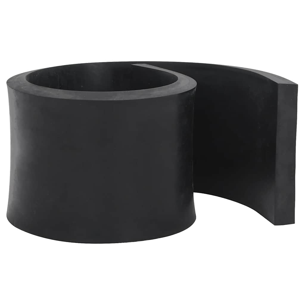 vidaXL Rubberen rand voor sneeuwploeg 100x15x2 cm zwart afbeelding