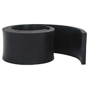 vidaXL Margine de cauciuc pentru plug de zăpadă negru 180x15x2 cm