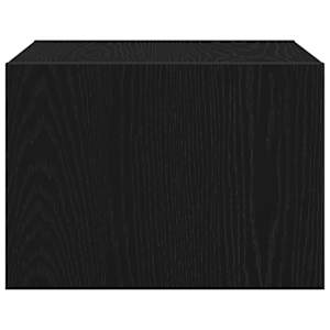 Nástěnné noční stolky s LED osvětlením 2 ks černý dub - obrázek 8