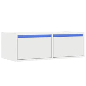 TV skříňka s LED osvětlením bílá 75x35,5x25 cm - obrázek 3