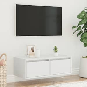 TV skříňka s LED osvětlením bílá 75x35,5x25 cm - obrázek 4