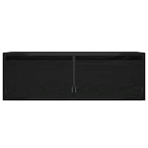 TV skříňka s LED osvětlením černý dub 75x35,5x25 cm - obrázek 7
