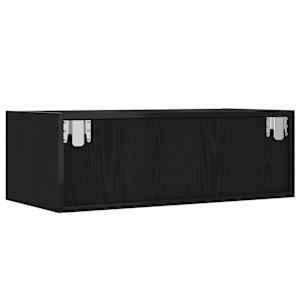 TV skříňka s LED osvětlením černý dub 75x35,5x25 cm - obrázek 9