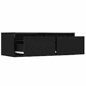 TV skříňka s LED osvětlením černý dub 75x35,5x25 cm - obrázek 10
