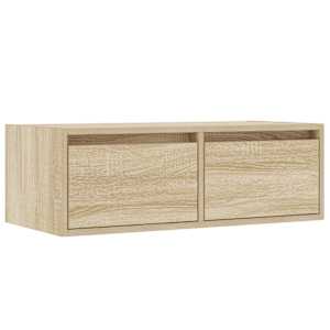 TV skříňka s LED osvětlením dub sonoma 75x35,5x25 cm - obrázek 6