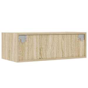 TV skříňka s LED osvětlením dub sonoma 75x35,5x25 cm - obrázek 9