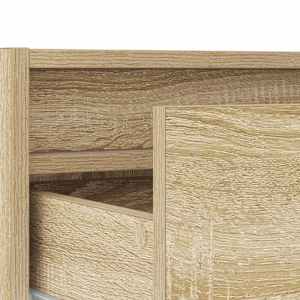 TV skříňka s LED osvětlením dub sonoma 75x35,5x25 cm - obrázek 11