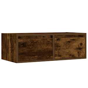 TV skříňka s LED osvětlením kouřový dub 75x35,5x25 cm - obrázek 6