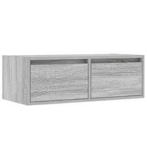 TV skříňka s LED osvětlením šedý sonoma 75x35,5x25 cm - obrázek 6