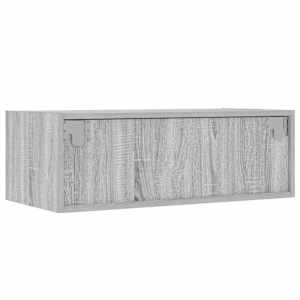 TV skříňka s LED osvětlením šedý sonoma 75x35,5x25 cm - obrázek 9