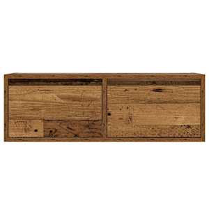 TV skříňka s LED osvětlením starého dřeva 75x35,5x25 cm - obrázek 7