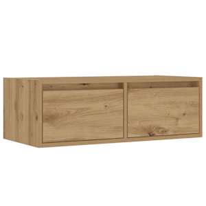 TV skříňka s LED osvětlením dub artisan 75x35,5x25 cm - obrázek 6