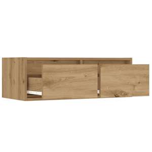 TV skříňka s LED osvětlením dub artisan 75x35,5x25 cm - obrázek 10