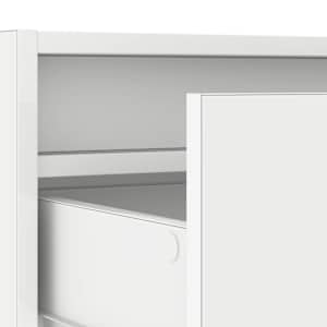 TV skříňka s LED osvětlením bílá 100X35,5x25 cm - obrázek 11