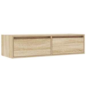 TV skříňka s LED osvětlením dub sonoma 100X35,5x25 cm - obrázek 6