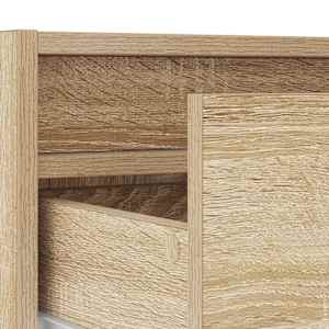 TV skříňka s LED osvětlením dub sonoma 100X35,5x25 cm - obrázek 11