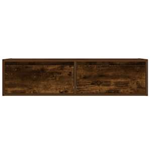 TV skříňka s LED osvětlením kouřový dub 100X35,5x25 cm - obrázek 7