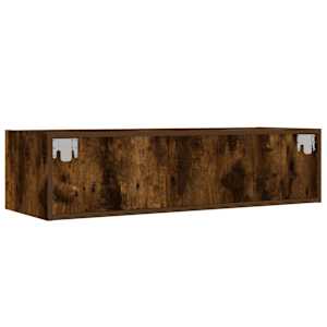 TV skříňka s LED osvětlením kouřový dub 100X35,5x25 cm - obrázek 9