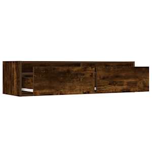 TV skříňka s LED osvětlením kouřový dub 100X35,5x25 cm - obrázek 10