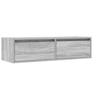 TV skříňka s LED osvětlením šedý sonoma 100X35,5x25 cm - obrázek 6