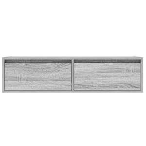 TV skříňka s LED osvětlením šedý sonoma 100X35,5x25 cm - obrázek 7