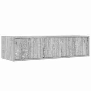 TV skříňka s LED osvětlením šedý sonoma 100X35,5x25 cm - obrázek 9