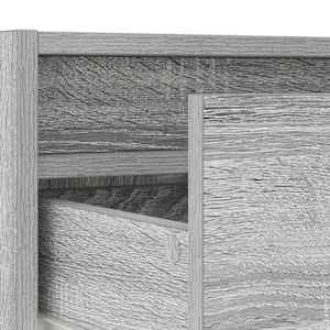 TV skříňka s LED osvětlením šedý sonoma 100X35,5x25 cm - obrázek 11