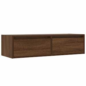 TV skříňka s LED osvětlením hnědý dub 100X35,5x25 cm - obrázek 6
