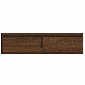 TV skříňka s LED osvětlením hnědý dub 100X35,5x25 cm - obrázek 7
