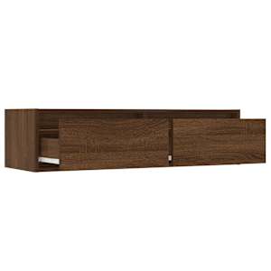 TV skříňka s LED osvětlením hnědý dub 100X35,5x25 cm - obrázek 10