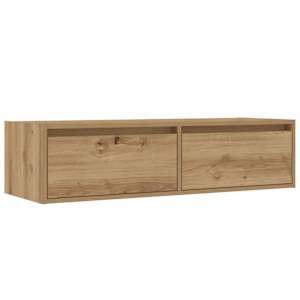 TV skříňka s LED osvětlením dub artisan 100X35,5x25 cm - obrázek 6