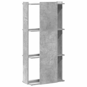 Knihovna se 3 policemi betonově šedá 60x30x120 cm kompozit - obrázek 6