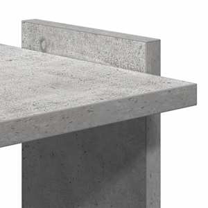 Knihovna se 3 policemi betonově šedá 60x30x120 cm kompozit - obrázek 7
