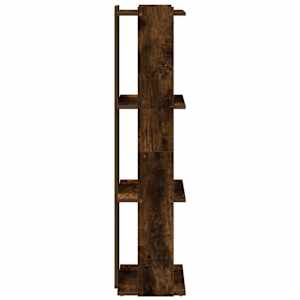 Knihovna se 3 policemi kouřový dub 60 x 30 x 120 cm kompozit - obrázek 5