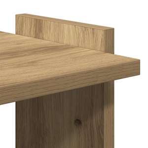 Knihovna se 3 policemi dub artisan 60x30x120 cm kompozit - obrázek 7