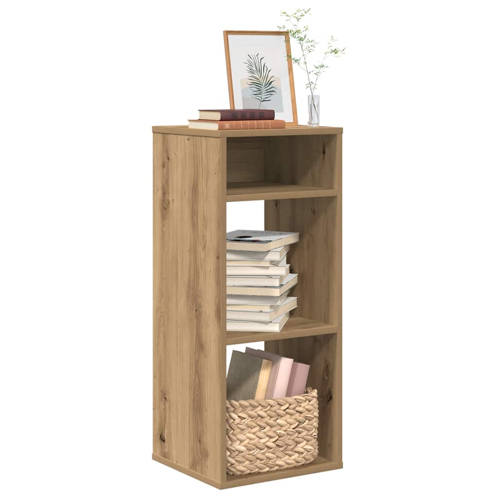 vidaXL Bücherregal Artisan-Eiche 34x31x80 cm Holzwerkstoff