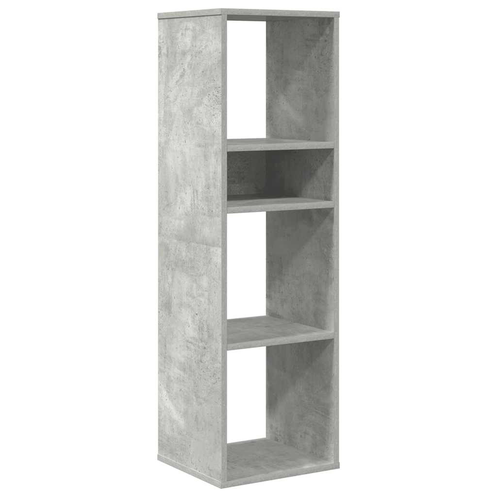 vidaXL Knihovna betonově šedá 34x31x112 cm kompozitní dřevo