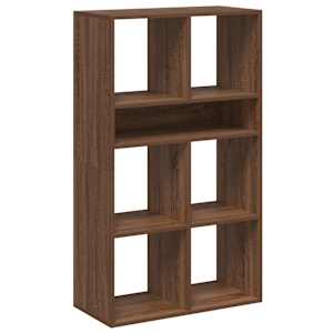 Knihovna hnědý dub 66x31x112 cm kompozitní dřevo - obrázek 2
