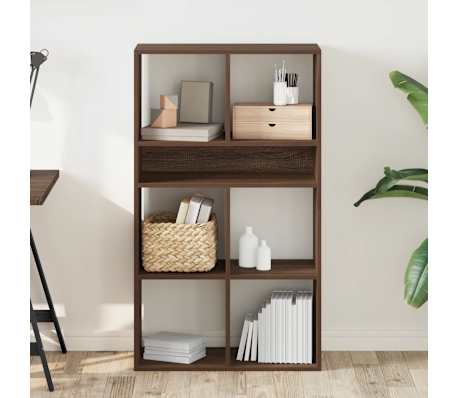 vidaXL Biblioth&egrave;que ch&ecirc;ne marron 66x31x112 cm bois d'ing&eacute;nierie