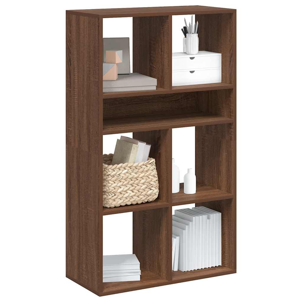 vidaXL Bücherregal Braun Eichen-Optik 66x31x112 cm Holzwerkstoff