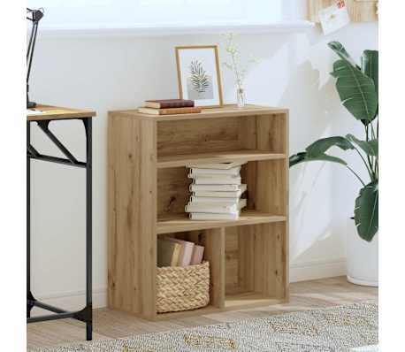 vidaXL Biblioth&egrave;que ch&ecirc;ne artisanal 60x30x71,5 cm bois d'ing&eacute;nierie