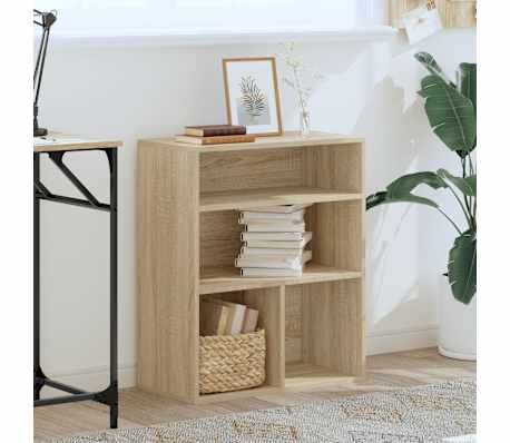 vidaXL Bibliotecă, stejar Sonoma, 60x30x71,5 cm, lemn prelucrat