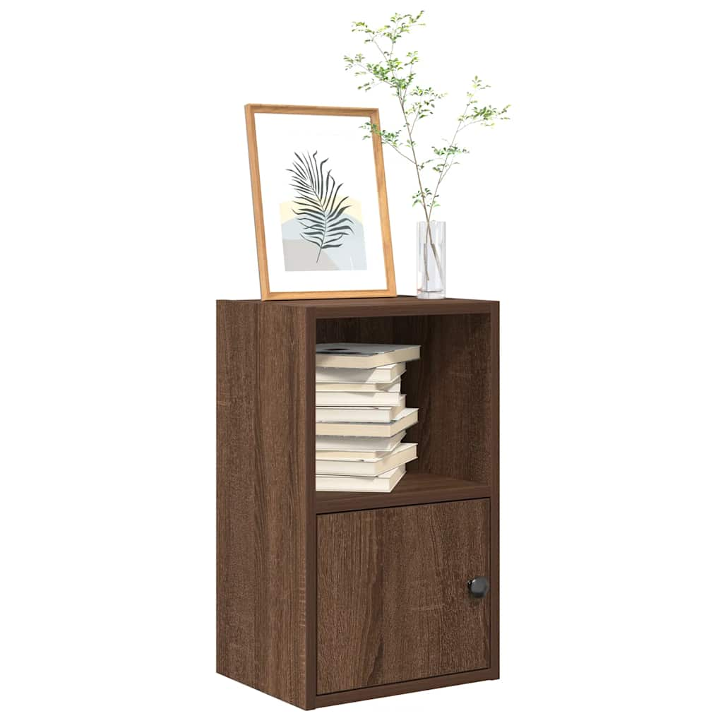 Bücherregal Braun Eichen-Optik 31x24x52 cm Holzwerkstoff