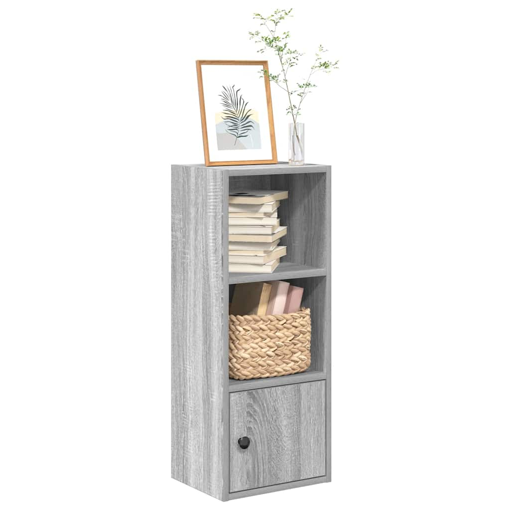 vidaXL Bücherregal Grau Sonoma 31x24x77 cm Holzwerkstoff