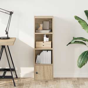 vidaXL B&uuml;cherregal Sonoma-Eiche 31x24x102 cm Holzwerkstoff