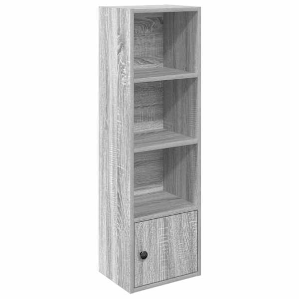 vidaXL raamatualus, hall Sonoma tamm, 31x24x102 cm, tehispuit