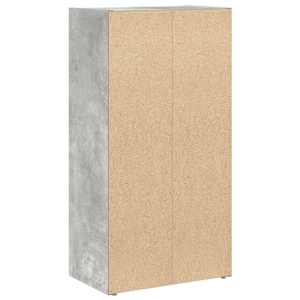 Knihovna betonově šedá 40x24x77 cm kompozitní dřevo - obrázek 7
