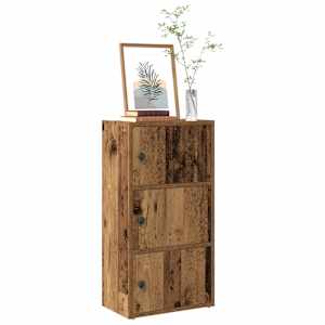 Knjižna omara starinski les 40x24x77 cm inženirski les