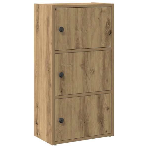 vidaXL raamatukapp, k&auml;sit&ouml;&ouml;tamm, 40x24x77 cm, tehispuit